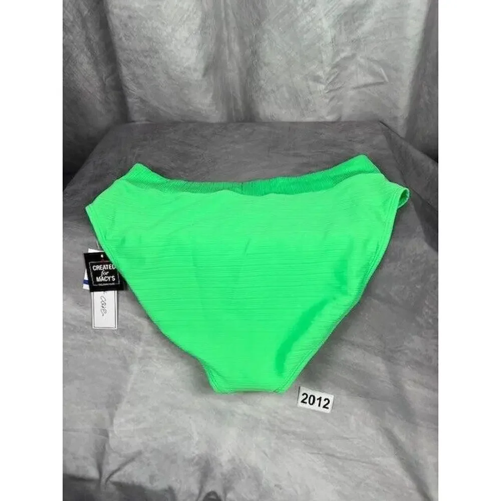 Salt + Cove Junior's Mint Mint Spark Variegated Ribbed Bikini Bottoms Size XL
